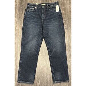 AE77 Premium Mom Jean Womens Dark Blue Size 14 Regular NWT ($128)